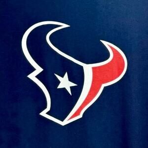 NFL Houston Texans Split Graphic T-Shirt Men 2XL Upcycled Blokecore Sports